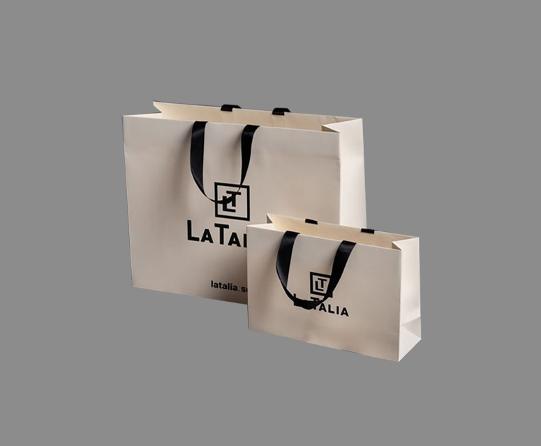 branded paper bags
